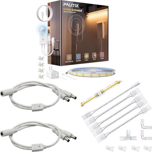 Tira Led COB con sensor de movimiento PAUTIX kit 20 pies miniatura 1