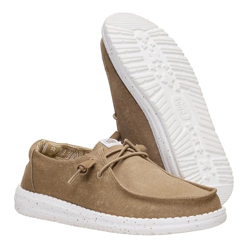Image of HEYDUDE Women's Wendy Stretch Canvas Slip On Shoes | Easy On Loafer