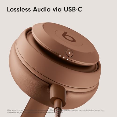 Image of Beats Studio Pro x Kim Kardashian Bluetooth Noise Cancelling Headphones with Apple 20W USB-C Power Adapter - Dune