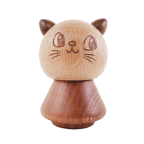 Cat Toothpick Dispenser - Creative Toothpick Holder - Wood Toothpick Holder Dispenser, Unique Home Design Decoration, Cute Cat Toothpick Dispenser