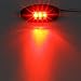 Partsam Dually LED Fender Bed Side Marker Lights Set Smoke Lens Replacement For Silverado and Sierra 1999-2013 Dually 2500 3500 HD Dual Wheeler Trucks (2 x Amber, 2 x Red)