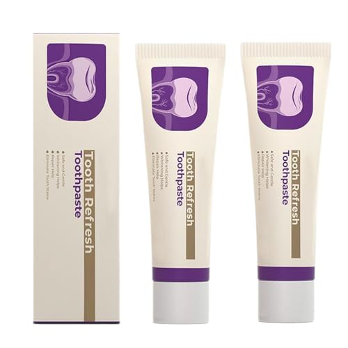 Tooth Refresh Toothpaste Teeth Whitening & Stain Remover 2 Pack