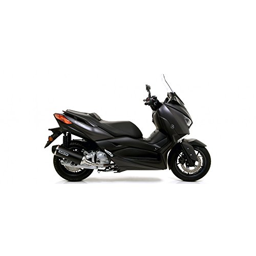 ARROW URBAN ALUMINIUM DARK SILENCER WITH DARK END CAP YAMAHA X-MAX 125 ’18/20 HOMOLOG. ALUMIN.DARK URBAN SILENCER WITH BLACK STAINLESSSTEEL END CAP FOR ARROW LINK PIPE