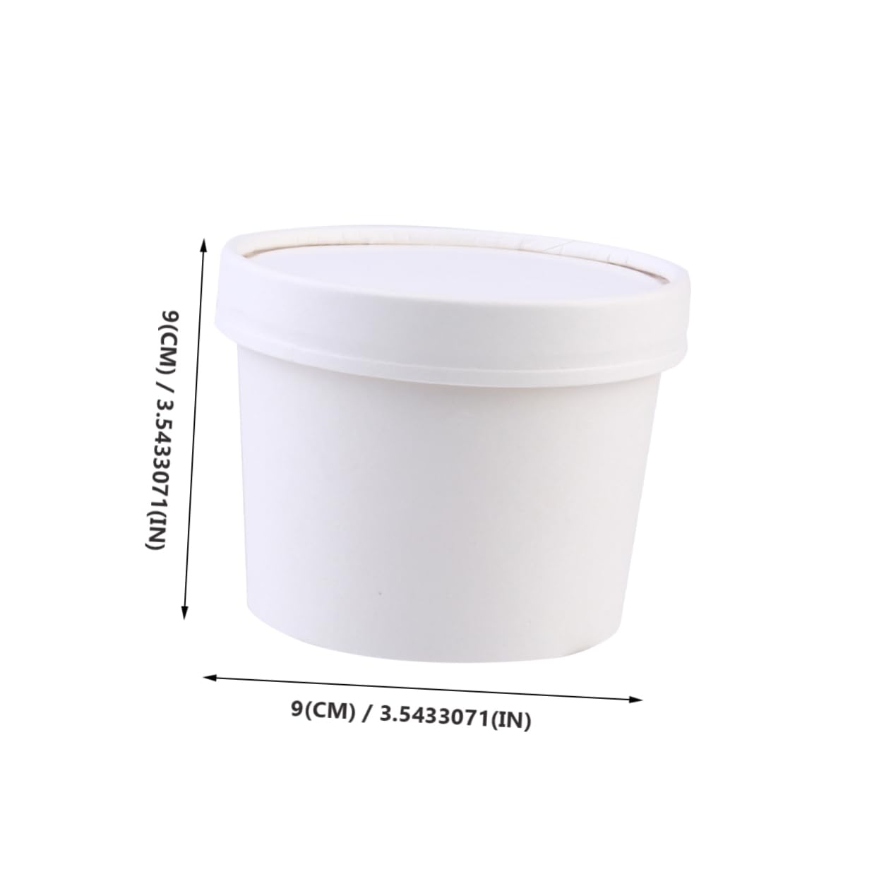 SOLUSTRE 25sätze Eiscremebox Kraftpapier Mit Deckeln Leichte Und Tragbare Aufbewahrung Für Desserts Für Partys Und Zuhause Und