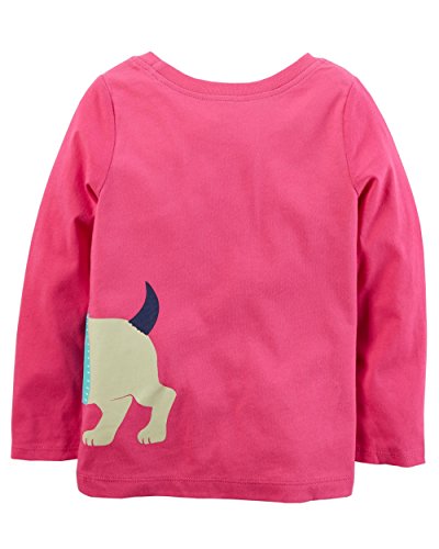 Tee-shirt chien rose bébé 9 mois parfait pour le parc