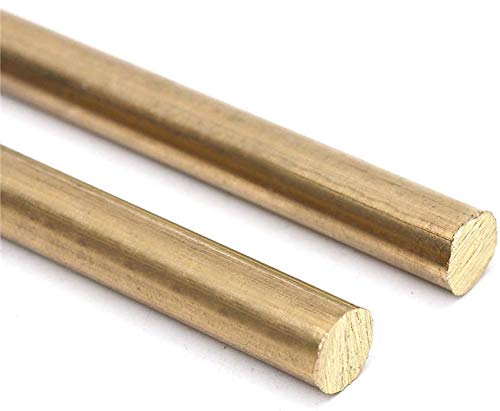 10mm Solid Brass Round Bar - Various Lengths Available For DIY & Machining