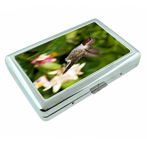 Cigarette Case Hummingbird S3 Smoking Silver Metal Wallet Id Holder 4 X 2.75 Bird Cigarette Case Hummingbird S3 Smoking Silver Metal Wallet Id Holder 4" X 2.75" Bird