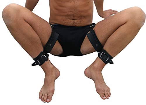 Leder Bondage Oberschenkel Knöchel Fesseln Fußfesseln Beinfesseln Cover