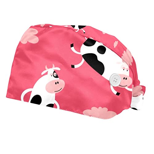 Chapeaux bouffants vaches et nuages JDEZ (2PCS) ajustables avec bandeau