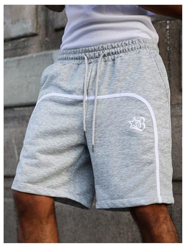 GORGLITTER Men's Gym Workout Shorts Graphic Running Athletic Straight Leg Casual Track Shorts Summer Vacation2