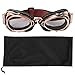 Produktbild Retro Motorradbrille Motorrad Schutzbrille Outdoor-Sicherheit Augenschutz Brille staubdicht Fliegerbrille Winddichte Brille Bogenförmige Brille Outdoor-Sport Radfahren Reiten Skifahren(Bronze gray)