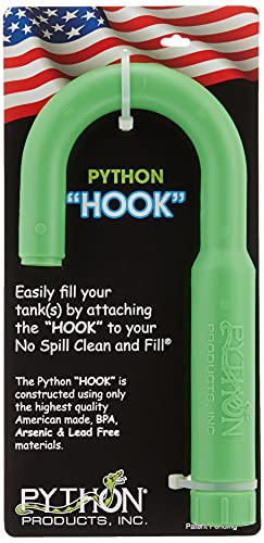 Python Hands-Free and Spill Free Aquarium Hook, Green - Image 3
