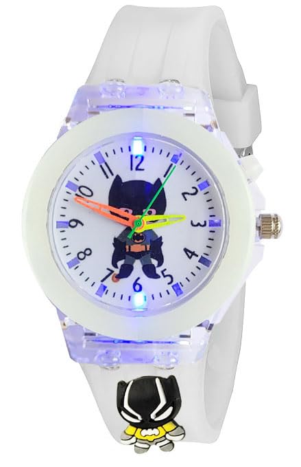 Dreamy 3D bat mn Cartoon Analouge Multi-Function Watch for Girls with 7 Color Glowing Disco Light and 3D Cute Cartoon character (batmn3) (B0CYXWQDDZ) Amazon Price History, Amazon Price Tracker