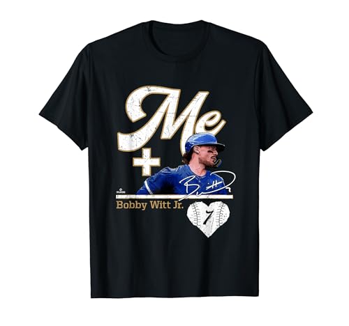 Me + Bobby Witt Jr = Heart Kansas City Baseball MLBPA T�V���c