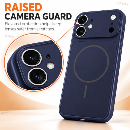 HANIRY iPhone 11 Luxury Glass Matte Case Blue - Image 3