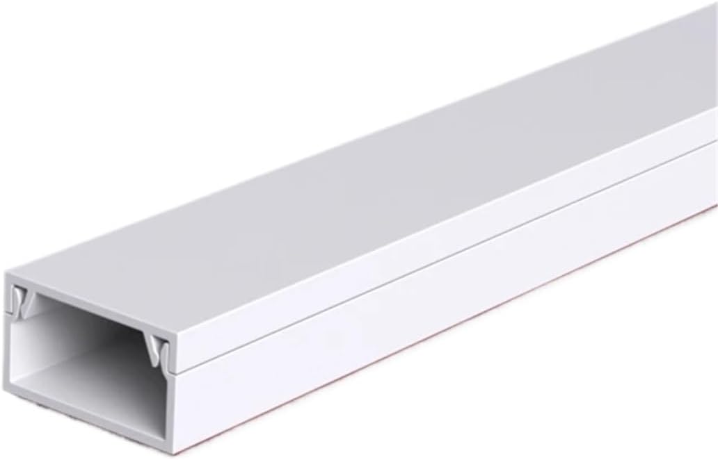 Cord Cover Floor TV Cable Management On-Wall Cord Hider Organizer Concealer System Covers Cables Trunking Channel(0.5 m 30 x15MM,6pcs)