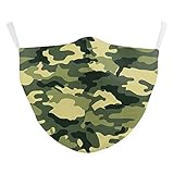 eBoutik - Masque de cyclisme unisexe avec sangles pour les oreilles - Motif floral- Lavable et réutilisable - Pour femme et homme