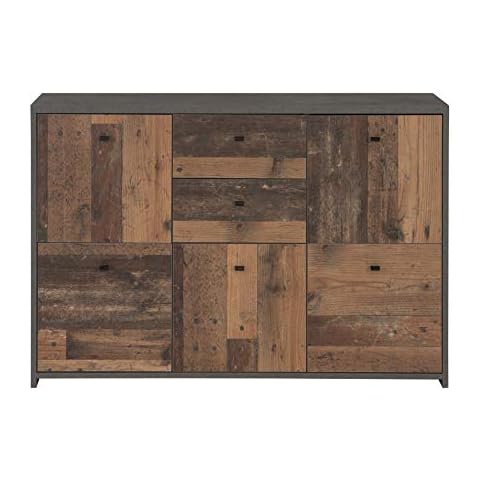 FORTE Best Chest Kommode mit 5 Türen und 2 Schubladen Cover