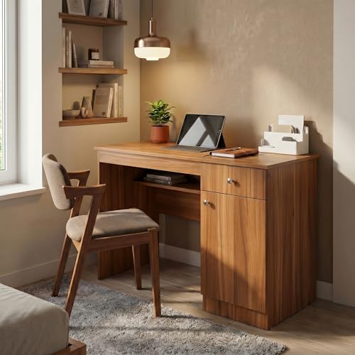 Raywud Ergocomp Modular Engineered Wood Study Table for Home Offi...