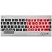 Kuzy Older Version Keyboard Cover Compatible with MacBook Pro 13 15 17 inch Release 2010-2015 and MacBook Air 13.3 inch Release 2010-2017 Silicone Skin Protector, Red