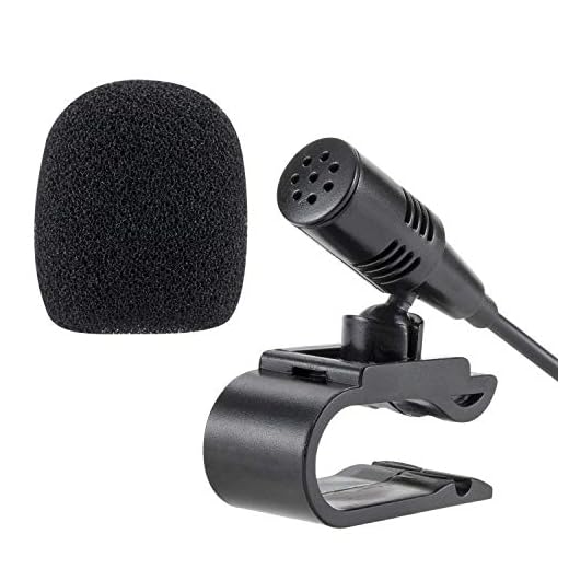 smartnavi 3,5 mm Micrófono Externo Coche Reproductor de DVD Radio portátil estéreo Head unidad con 3 m cable Plug and Play