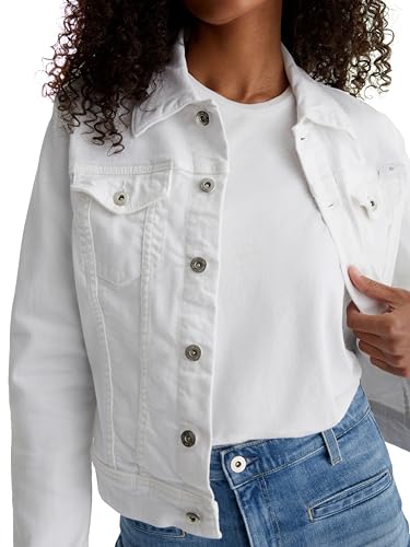 AG Adriano Goldschmied Women's Robyn Fitted Denim Jacket2