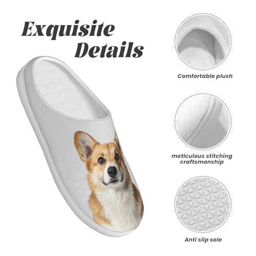 Custom Face Slippers for Women Man Add Text Logo Personalized Photo Warm Slippers Customized Non-Slip Fluffy Slippers Indoor Outdoor Winter Slippers4