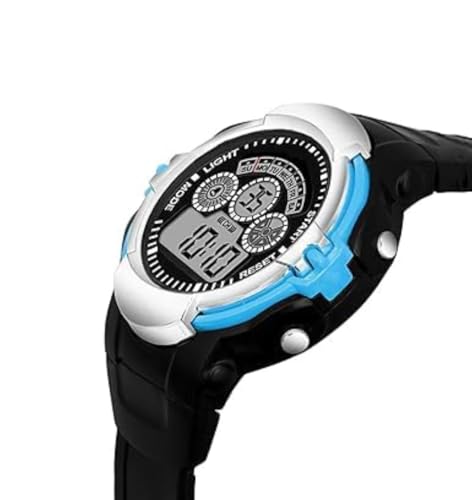 Image of Zynic Digital LED Sports Watch And Sunglasses | Stylish Combo Gifts For Kids Boys | UV Protection Sports Cooling Glasses Shade with Wrist Watch| Birthday Gift For Kids (Age 3 To 12)
