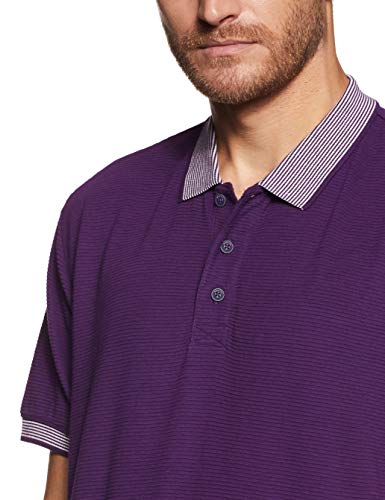 Image of United Colors of Benetton Men's Plain Regular fit Polo (19P3OTTJ3495I R18 Purple Kl)
