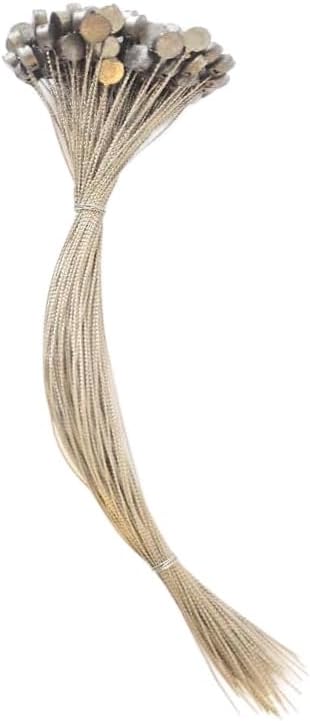 BFS Round Lead Security Seals, 250 Pcs - 3/8 inch (10mm) with 12" 304 Stainless Steel Wire, Adjustable Utility Meter Seals for Gas, Water, Electricity & More - Fast & Free U.S. Shipping