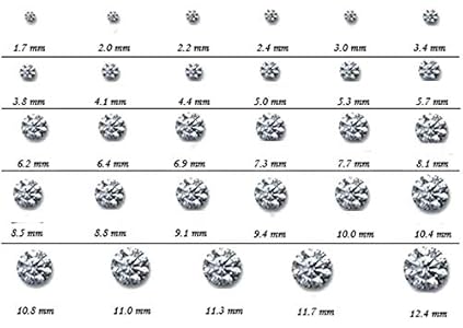Amazon.com: GEMHUB 5-6 Pcs CVD Diamonds 3.70 mm Lot of 1