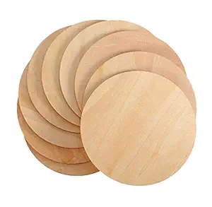 Aarihants I Round Shaped I MDF Coasters I Blank Cutouts for Tea, Coffee, Painting Wood Sheet, Craft, Decoupage, Resin Mandala Art Work & Decoration I 2.5mm Thick I 25 Pcs I 3 Inch