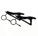 Tetra-Teknica LPCLP-2P 5/16" Ring-type Lapel / Lavalier Microphone Tie Clip, 2-Pack (Black)
