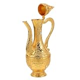 Service pratique : versez facilement le vin blanc dans les verres grâce à ce pichet à vin ergonomique, pour une dégustation plus agréable et simple. style rétro, en alliage d'aluminium