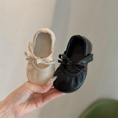 Children's shoes, summer children's shoes, soft soled leather shoes, bow shaped walking shoes3