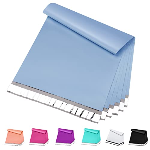 Image of Metronic Poly Mailers 24x24 50PC, Extra Large Shipping Bags Mailing Envelopes with Strong Adhesive, 2.5Mil Thick Mailers Poly Bags for Shipping, Mailing Bag Packaging Bag for Small Business, Haze Blue