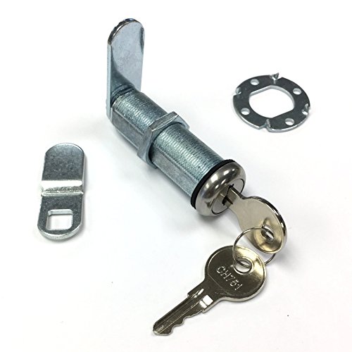 Extra Long Weather Resistant 2-1/8 inch cam Lock for RV, Thick Drawer, and Compartment Door, keyed CH751 Alike