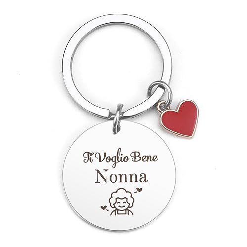 Regalo Nonna,Portachiavi Nonna,Nonna Idee Regalo per Nonna Compleanno...