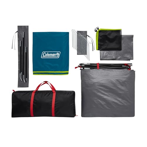 Coleman 4/6/8/10 Person Skydome Dark Room Tent with Rainfly, 5 Minute Setup, Blocks 90% of Sunlight, 20% More Headroom Than Traditional Tents - Image 8
