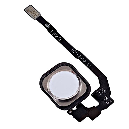 Johncase® Original iPhone 5s Home Button Flex Ribbon Cable with Touch ID Sensor Assembly Original Replacement Parts Home Button for iPhone 5s (White)