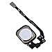 Johncase New OEM Original Touch ID Sensor Home Button Key Flex Ribbon Cable Assembly Replacement Parts + Rubber Gasket for Iphone 5s / SE White
