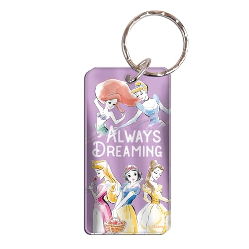 WinCraft Keychain Rectangle Disney Princesses