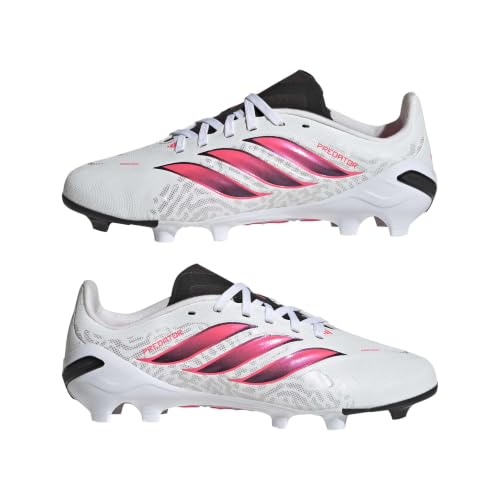 adidas Unisex Kinder Predator League Firm Ground Football Boots Kids Shoes, FTWR White/Solar Turbo/core Black, 33 EU – Ansicht 6
