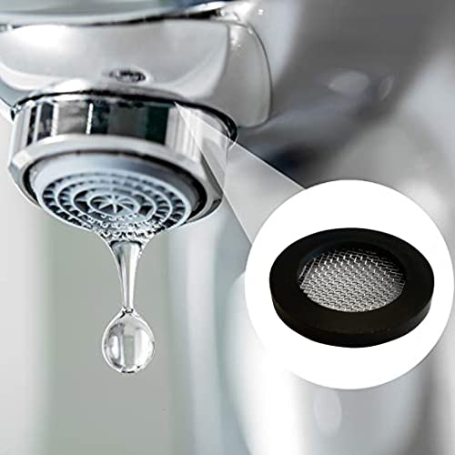 Packung mit 8 Gummischeiben, Dichtung mit Sieb, 24,5 x 16 mm Ø für 3/4-Zulaufschlauch-Gewindeanschluss