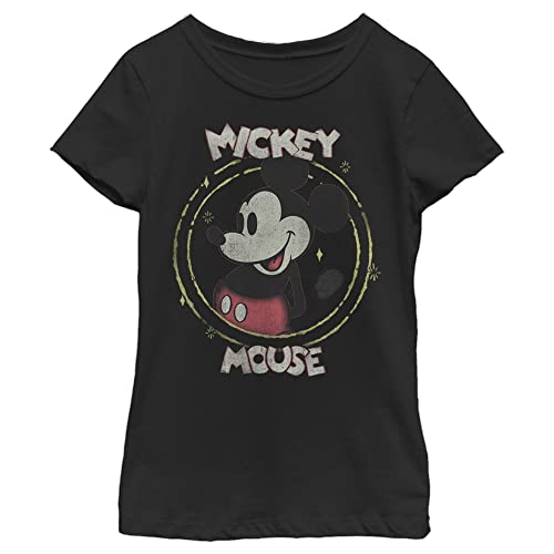 T-shirt fille Disney Mickey finitions soignées en coton bio