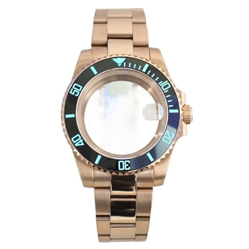 [X] 40mm rvP[X XeXX`[uXbgp[c NH35 NH36 NH34 Miyota8215 [ug 28.5mm  C3 x[ 120 NbN vP[X(Glass Bottom Cover 1,NH35 