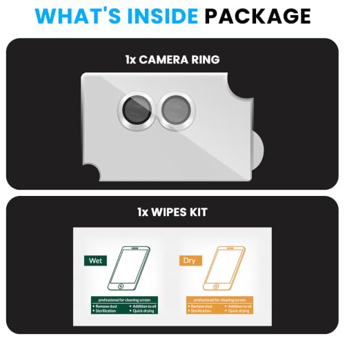 Image of ArmourPro Camera Lens Protector for Samsung Galaxy Z Flip 8 with Auto Alignment Installation Frame, AR+AF Coated Tempered Glass Camera Rings, Anti-Scratch, Case Friendly | Silver