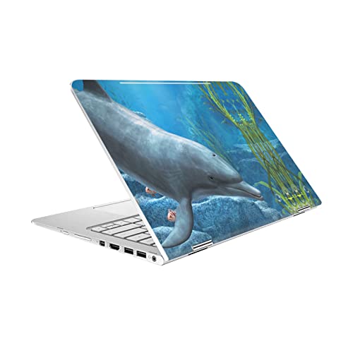 Vinyle autocollant Monde Dauphin Simone Gatterwe pour HP Spectre Pro X360 G2