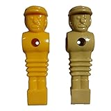 Set - 1 Yellow & 1 Tan Imperial Replacement Foosball Men