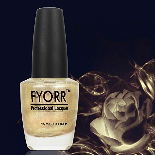 Image of Gold Rush Professional Nail Polish | Long Lasting, Quick Dry, Chip Resistant, High Shine Nail Paint | Smooth & Easy Application, Vibrant Trendy Shades for Women & Girls Party Daily Use 15ml